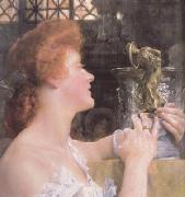 Alma-Tadema, Sir Lawrence The Golden Hour (mk23) painting